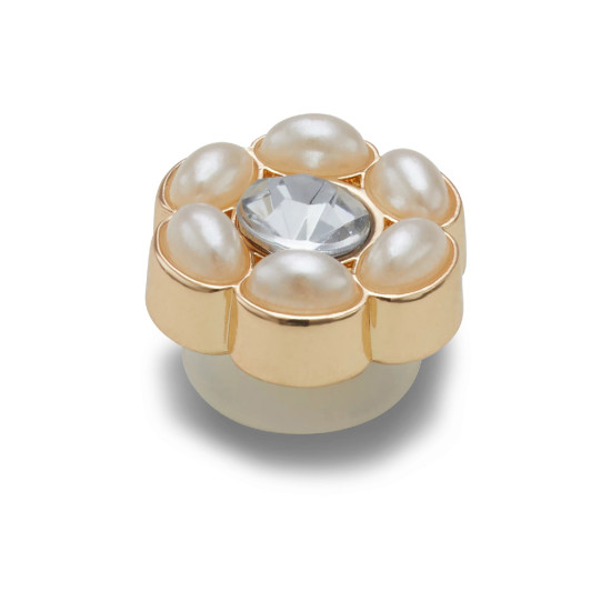 Crocs Jibbitz™ charms Tiny Silver and Pearl Flower
